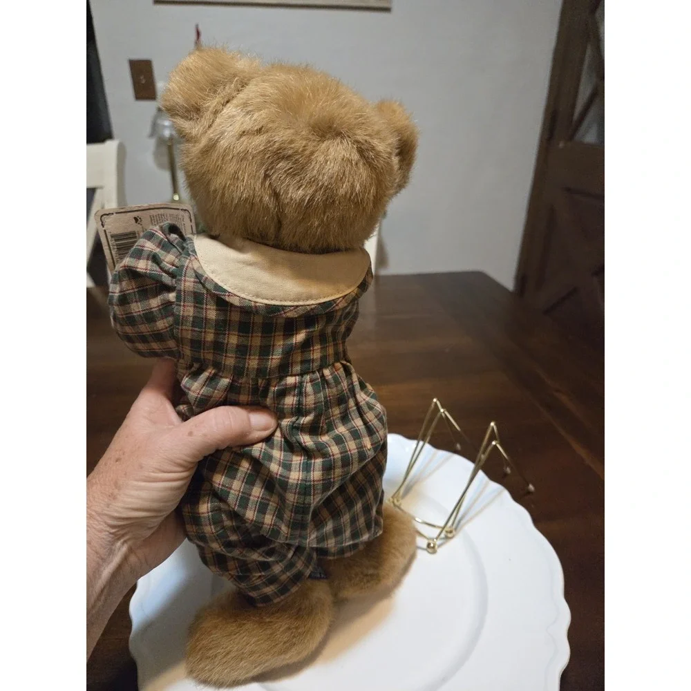 Vintage Boyd's Bears Hunter Bearsdale  Greenspan Hang Tags 1-piece Plaid Outfit